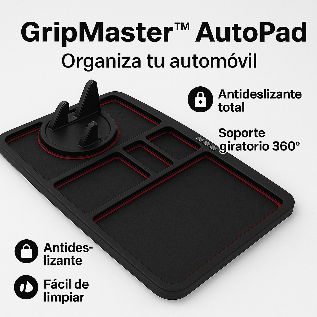 ¡2X1! GripMaster™ AutoPad — ¡Orden y seguridad en tu auto!