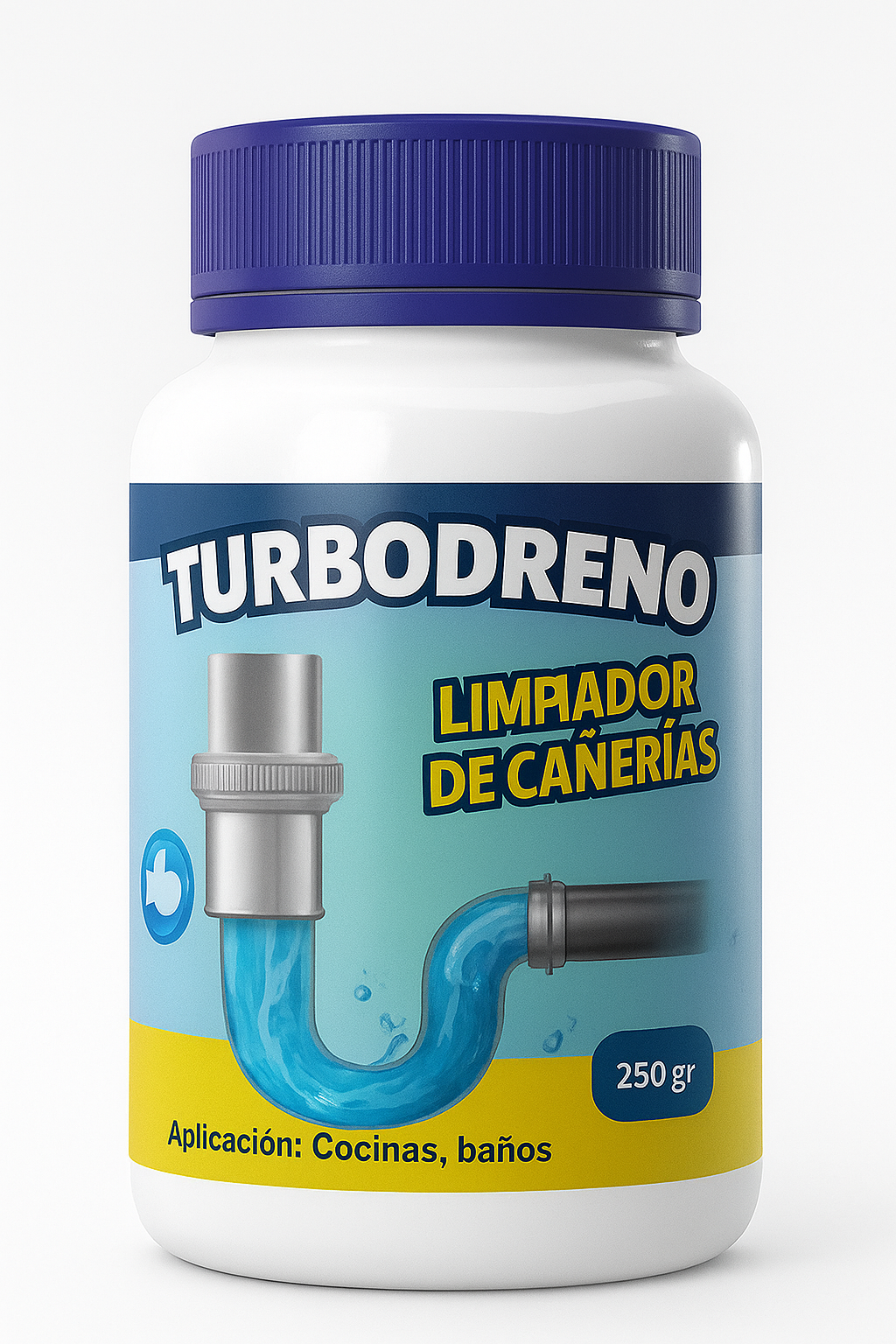 TURBODRENO™ – Desatasca Cualquier Tubería en 5 Minutos o Menos