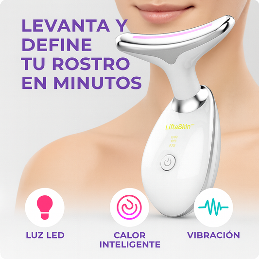 LiftaSkin™ – Reafirma tu rostro y cuello en solo 5 minutos al día